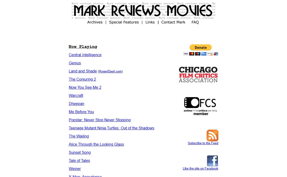 Mark Reviews Movies