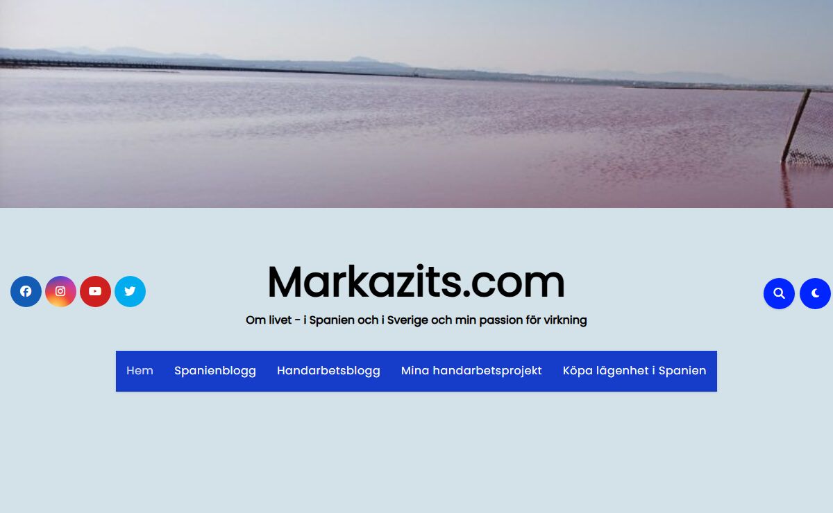 Markazits.com – Om livet – i Spanien och i Sverige och min passion för virkning