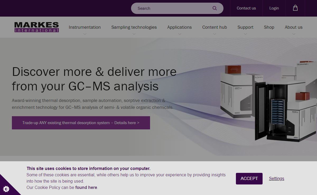 Experts in Thermal Desorption, SPME and Sample Preparation Techniques | Markes International