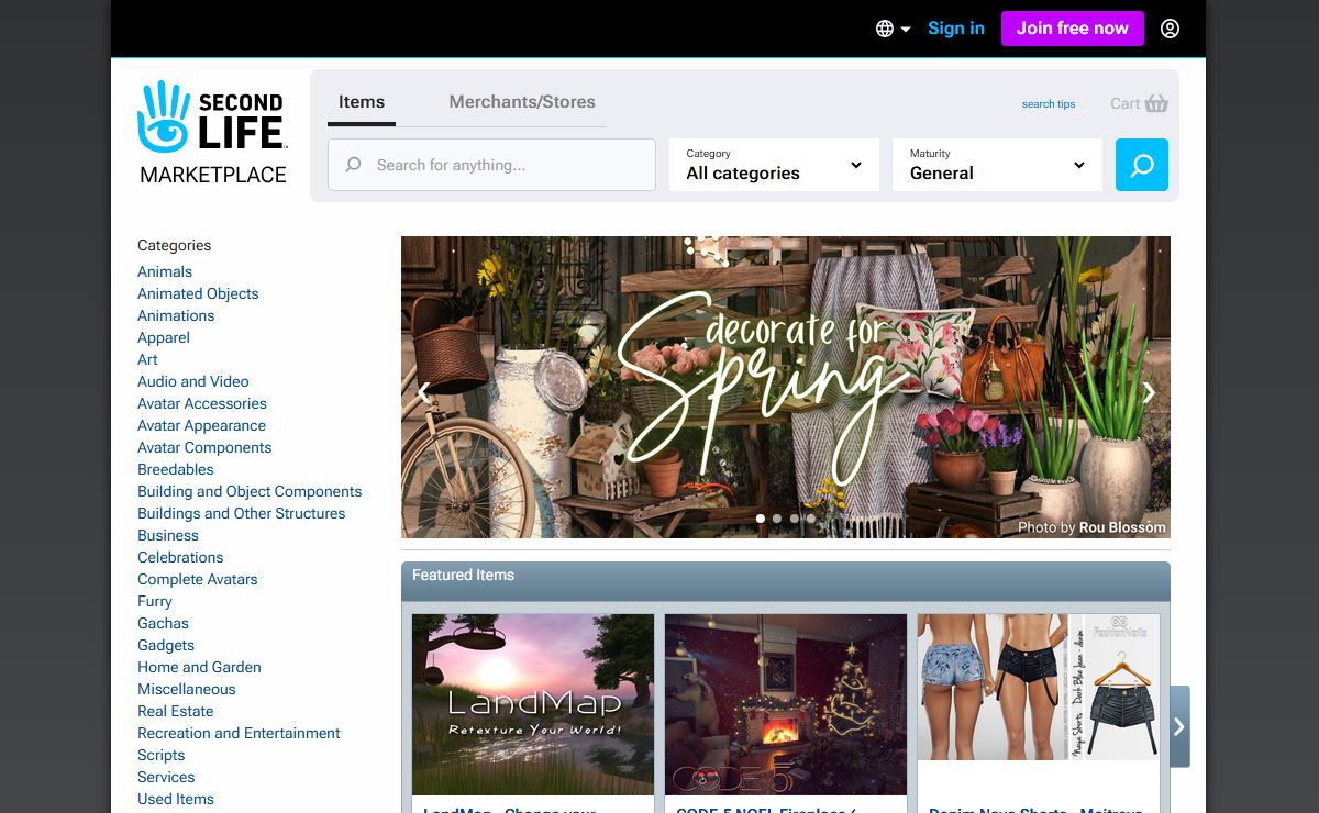 Second Life Marketplace