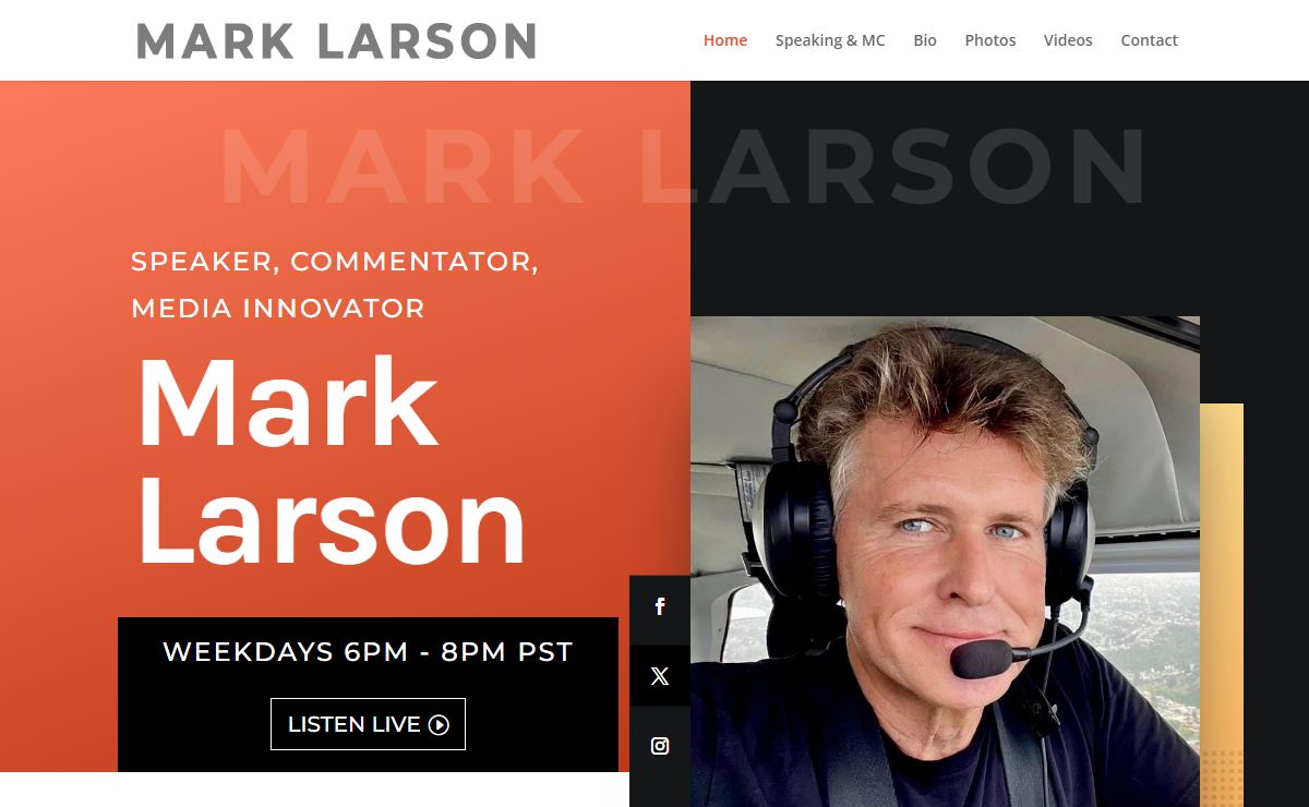 Mark Larson | Mark Larson - Speaker, Commentator, Media Consultant