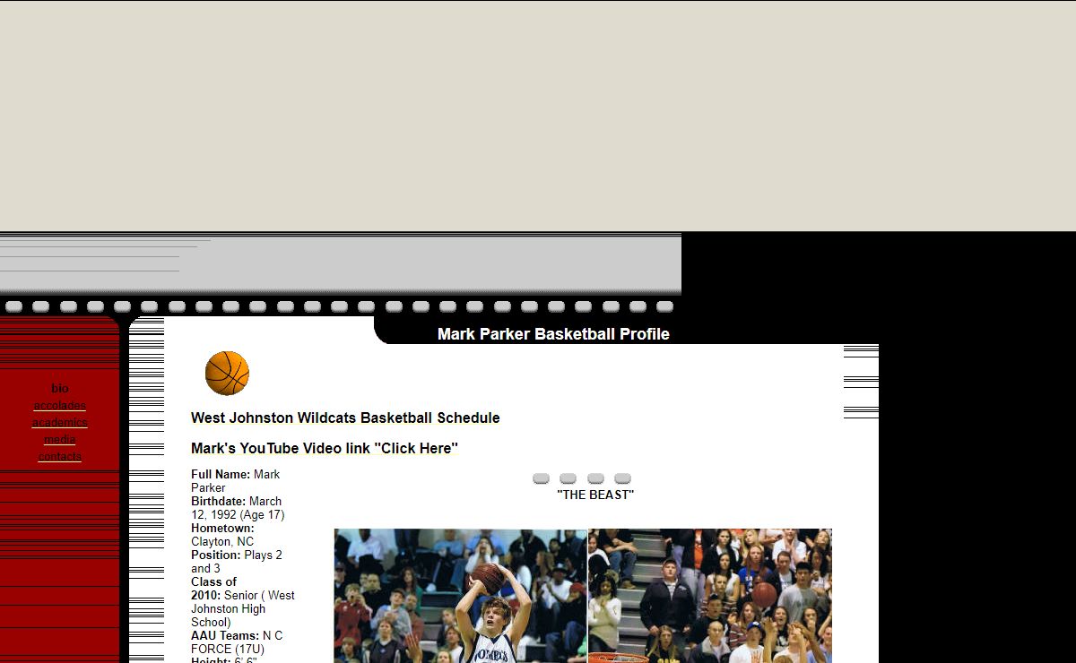 Mark Parker Basketball Profile