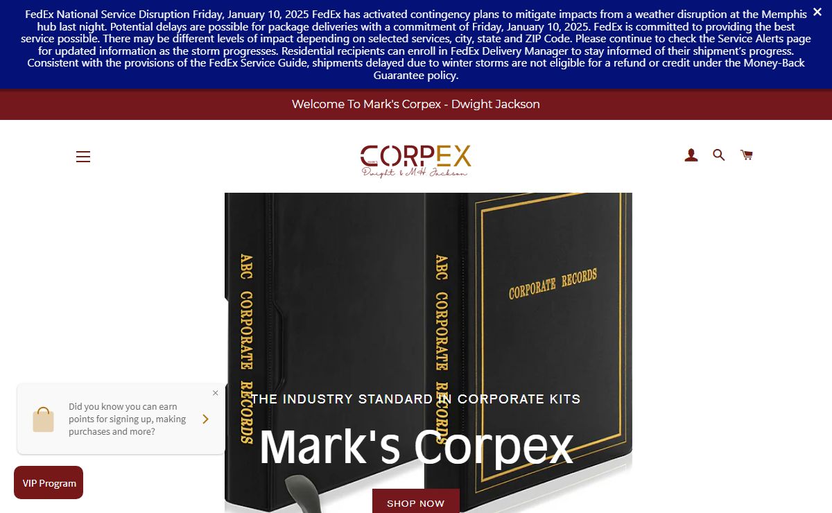 Mark's Corpex
