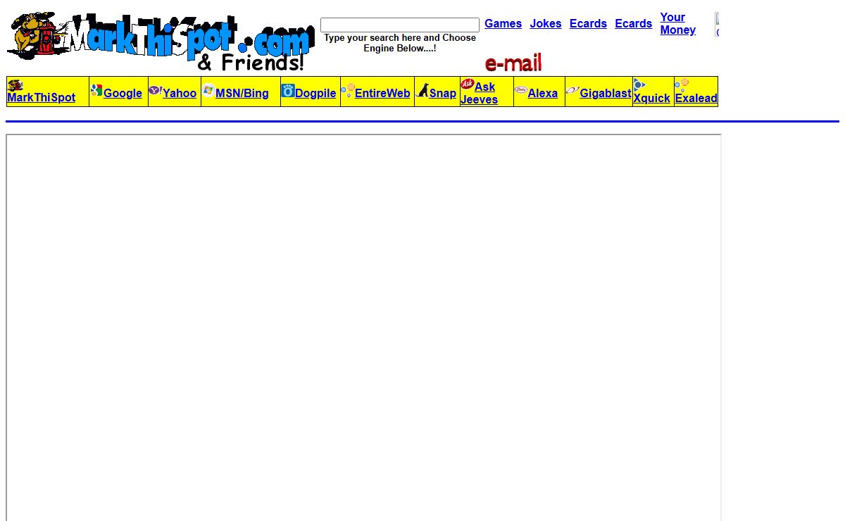 MarkThiSpot.com 4 the Mother of Internet Search Engines Social network Videos!
