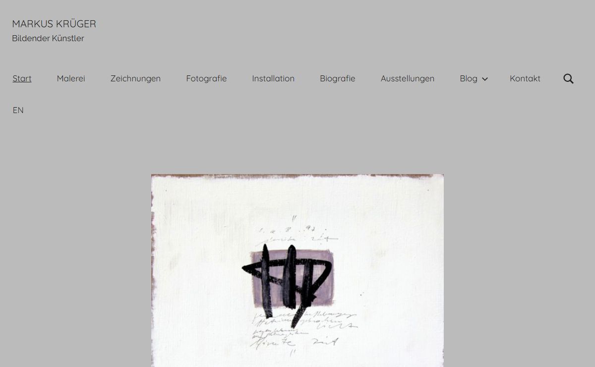 Markus Krüger – Bildender Künstler