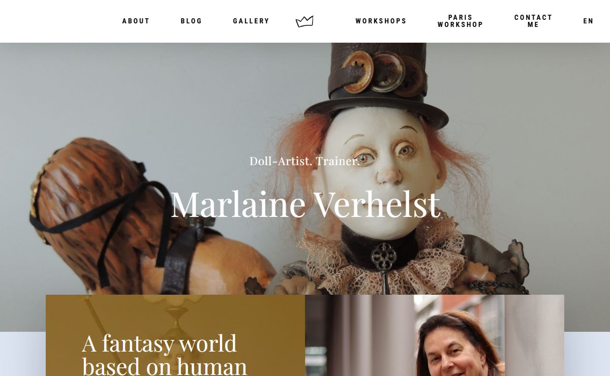 Marlaine Verhelst Doll-Artist Home » Marlaine Verhelst Doll-Artist