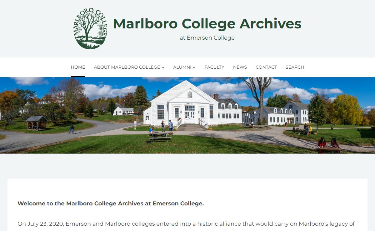 Marlboro College Archives – at Emerson College