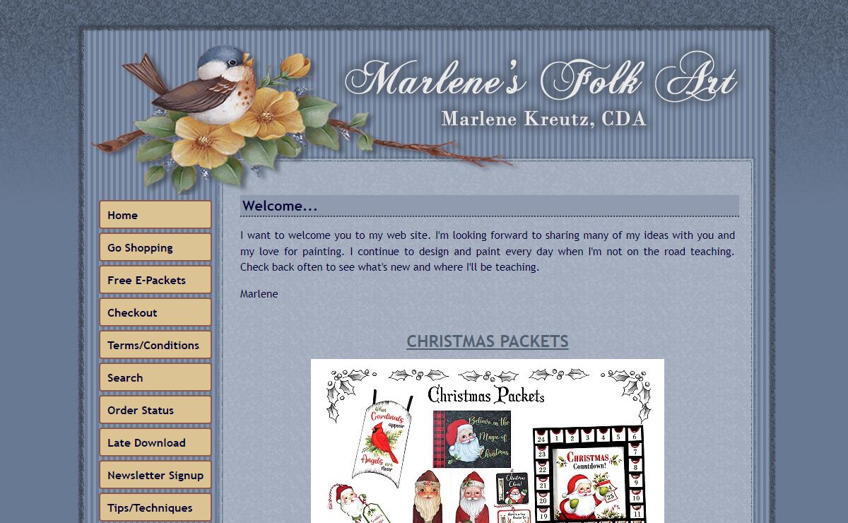 Marlene's Folk Art ~ Marlene Kreutz, CDA