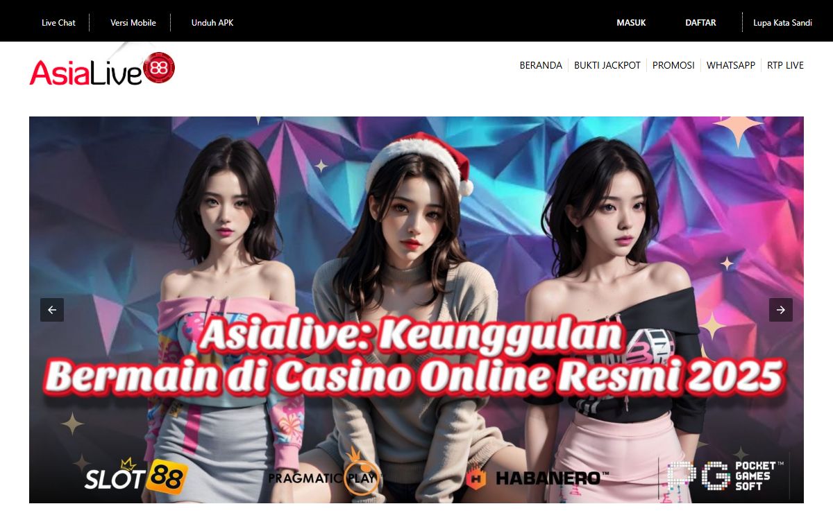Asialive: Situs Judi Live Casino dengan Dealer Profesional
