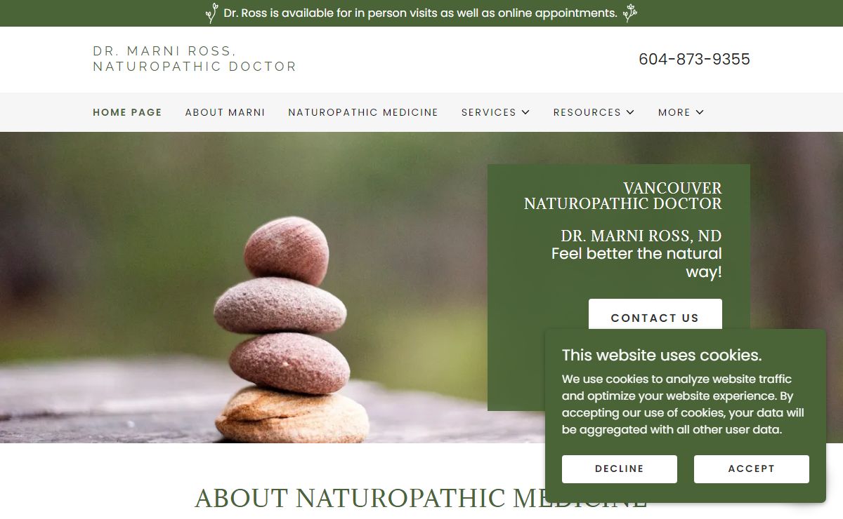 Alternative Medicine - Dr. Marni Ross, Naturopathic Doctor in Vancouver