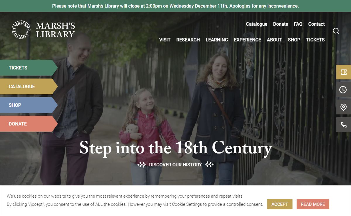 Discover Marsh's Library in Dublin - Founded in 1707
