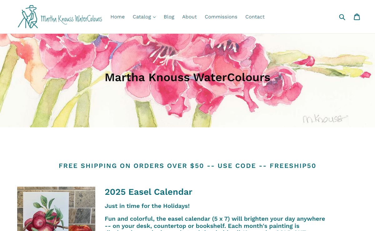 Martha Knouss Watercolours – Martha Knouss WaterColours
