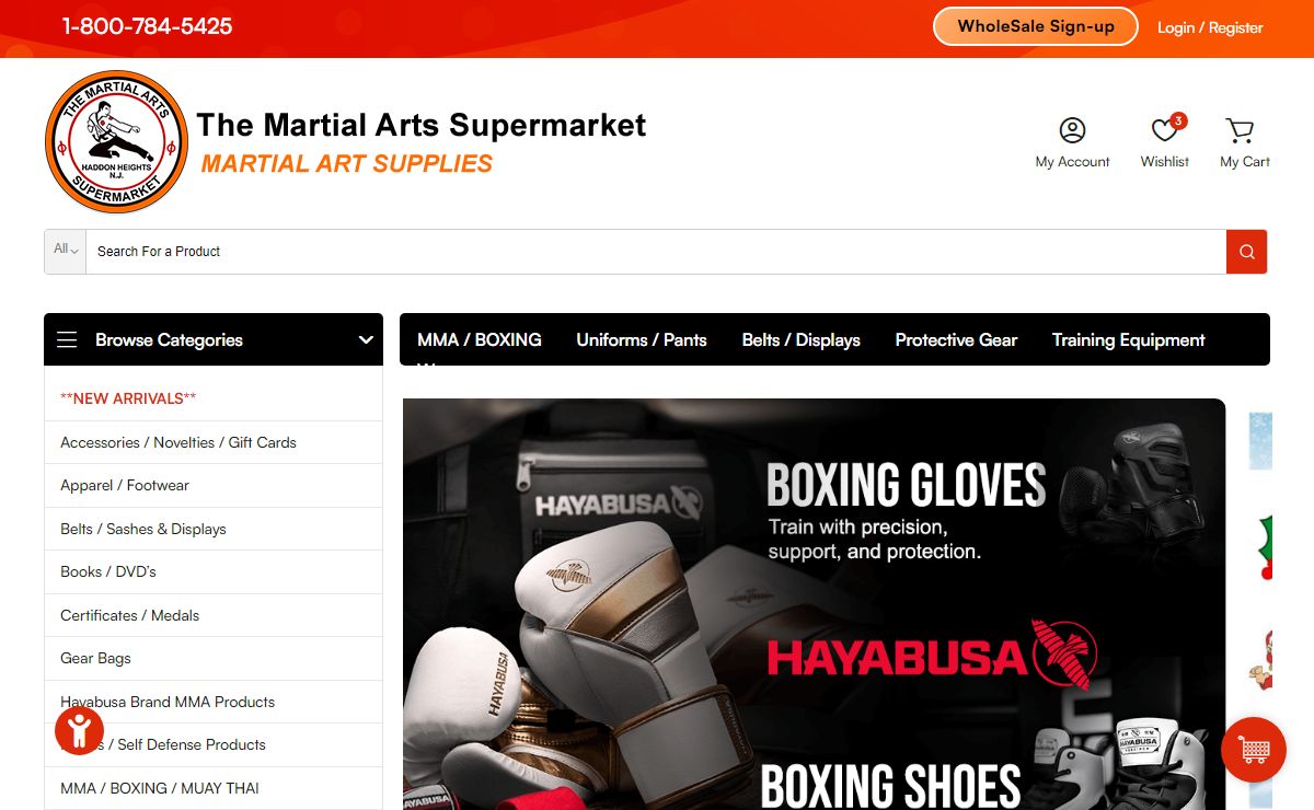 Home - Academy Of Karate - Martial Arts Supply Inc.