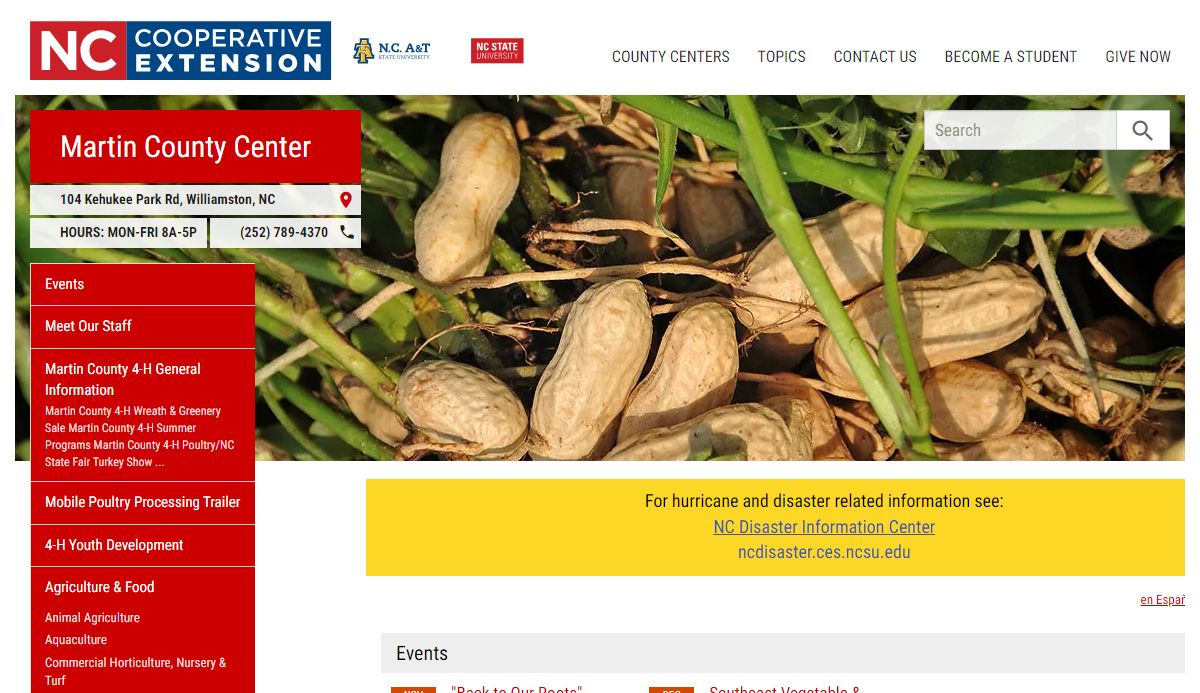 Martin County Center | N.C. Cooperative Extension