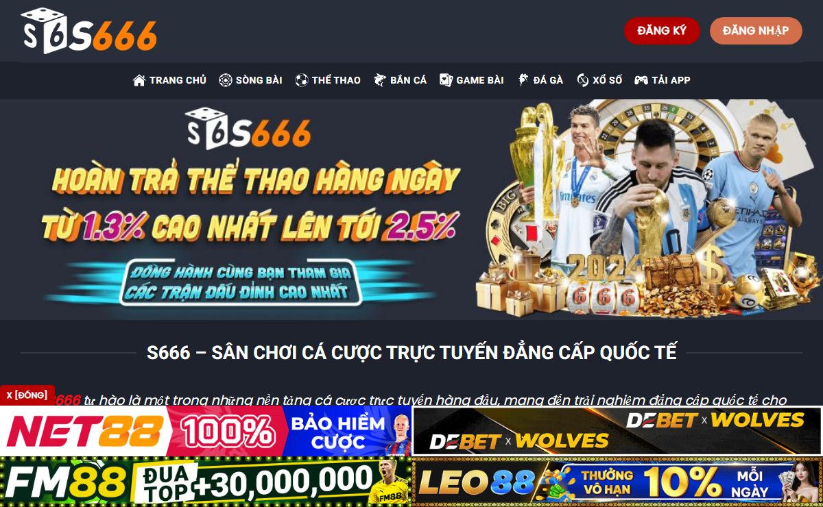 S666 – Nhà Cái Uy Tín S 666 – Link Đăng Ký Chính Thức 2024