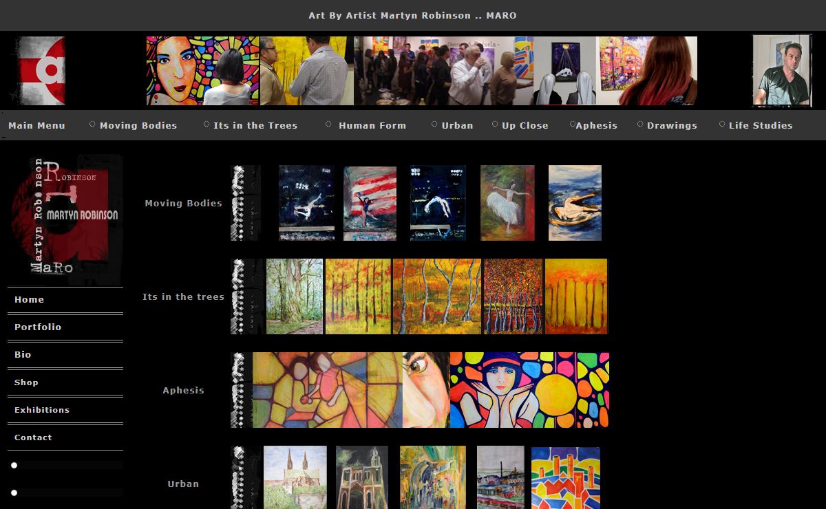 Contemporary Artist Martyn Robinson
