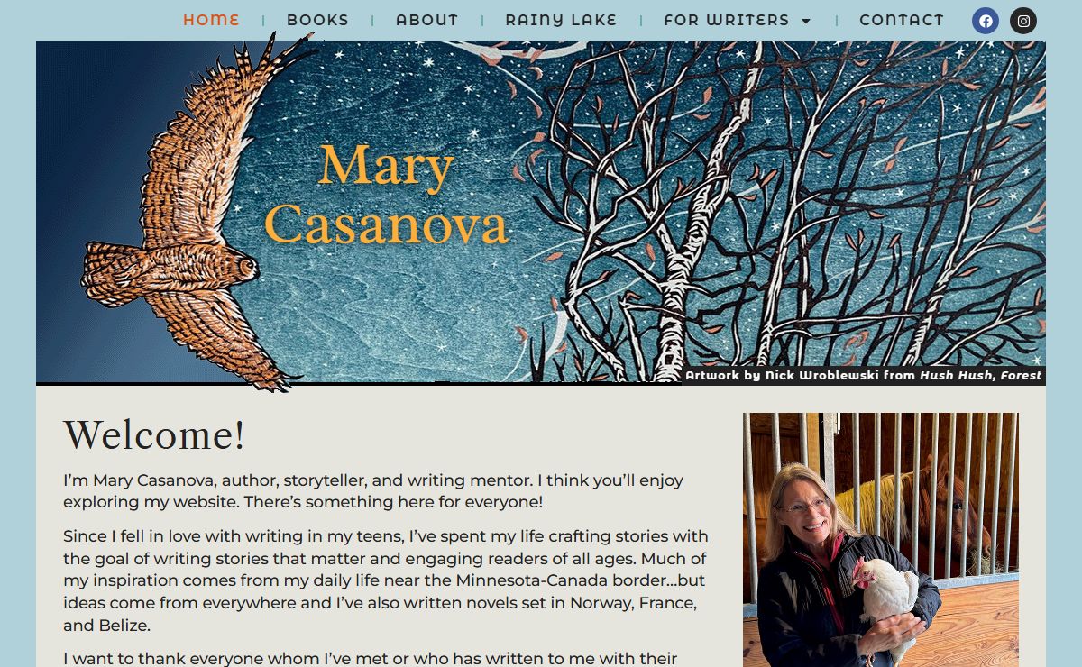 Home - Mary Casanova