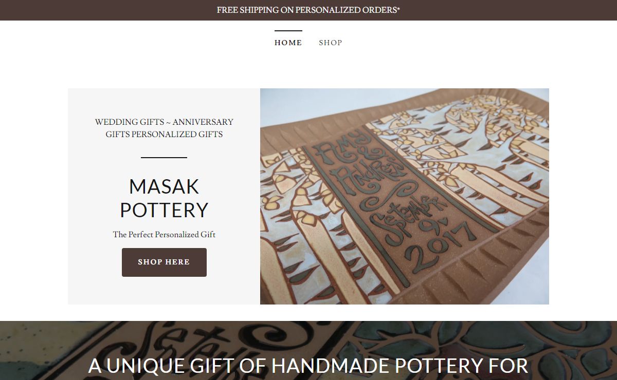 Masak Pottery - Personalized Gifts, Anniversary Gifts, Wedding Gifts