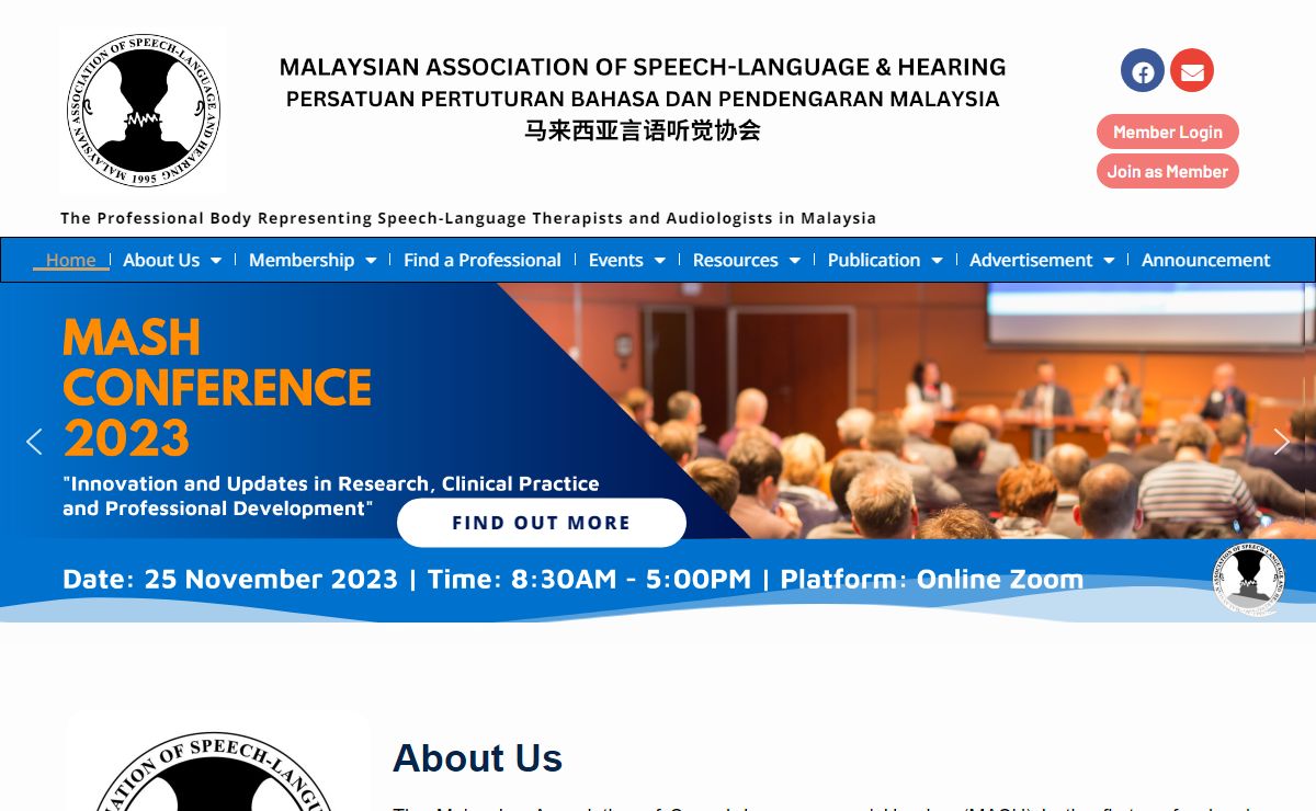MASH – Malaysian Association of Speech-Language & Hearing