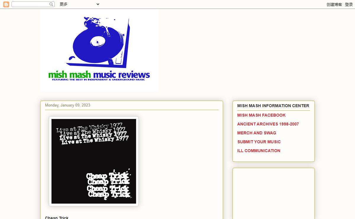 MISH MASH MUSIC REVIEWS