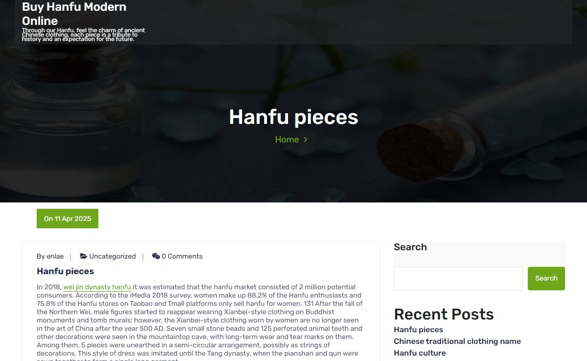 Buy Hanfu Modern Online - Through our Hanfu, feel the charm of ancient Chinese clothing, each piece is a tribute to history and an expectation for the future.