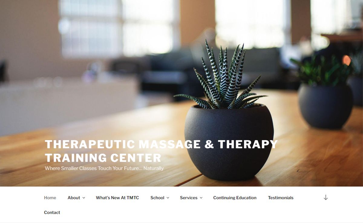 Therapeutic Massage & Therapy Training Center – Where Smaller Classes Touch Your Future… Naturally