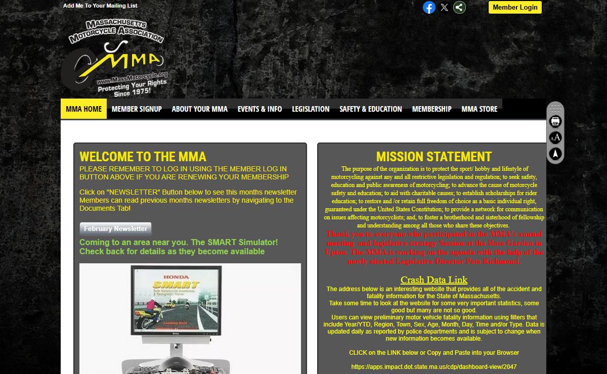 MMA Home - Massachusetts Motorcycle Association