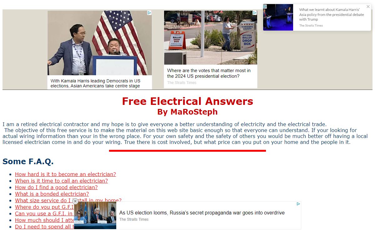 Free Electrical Answers by MaRoSteph
