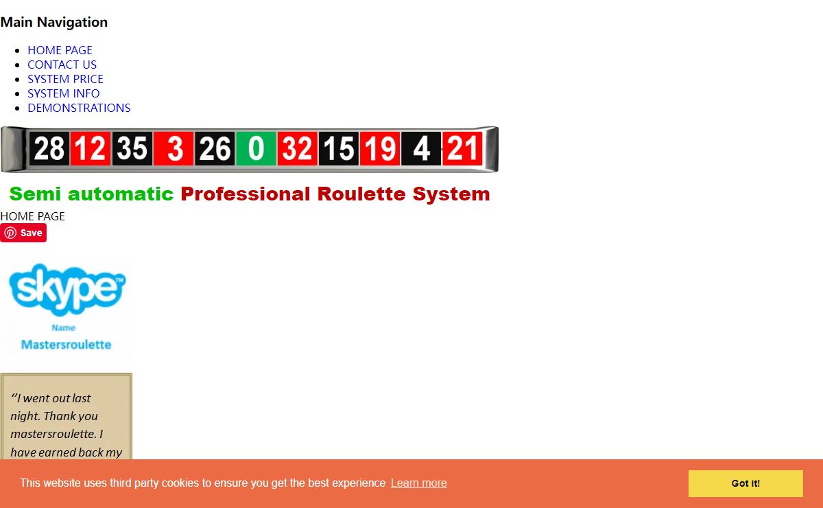 Advanced semi automatic Visual Roulette System | Roulette System | how to beat roulette