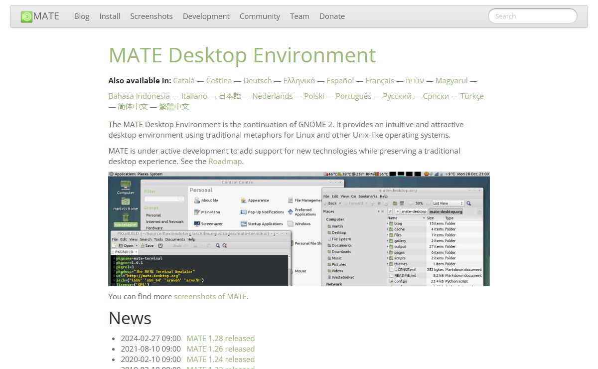 MATE Desktop Environment | MATE