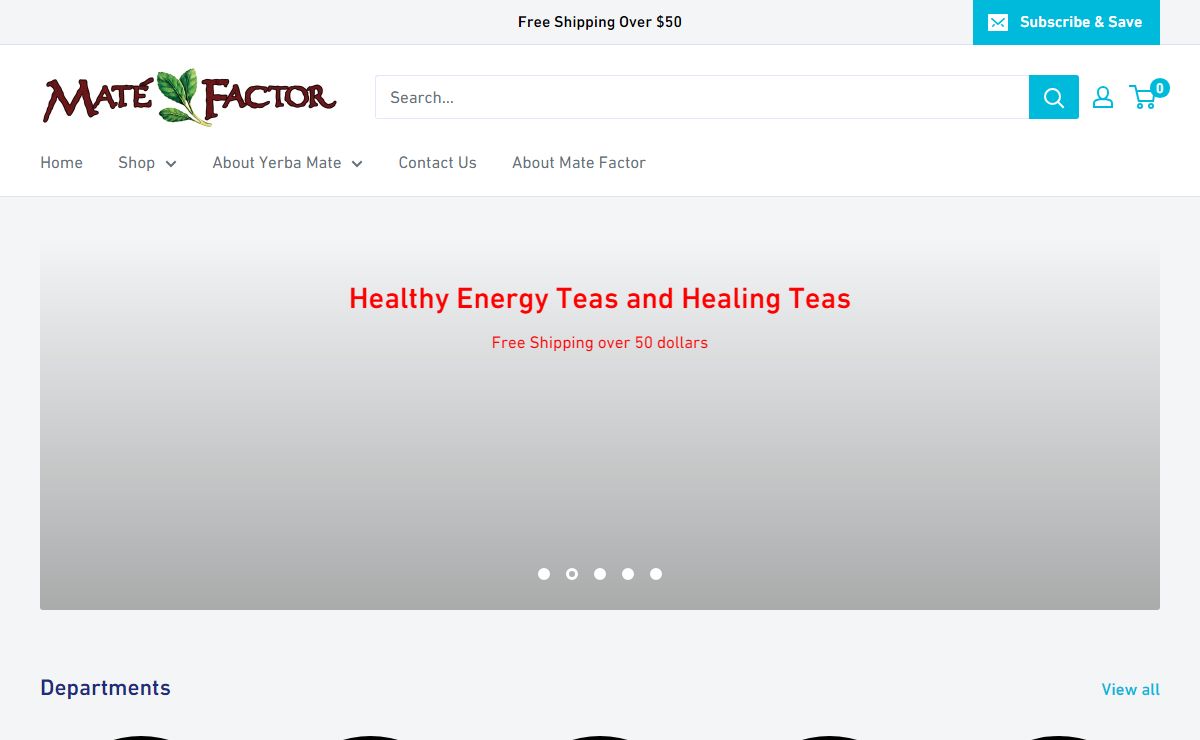 Organic Yerba Mate & Healing Teas