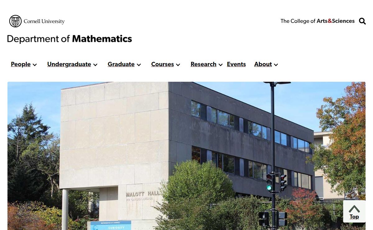 Department of Mathematics | Department of Mathematics