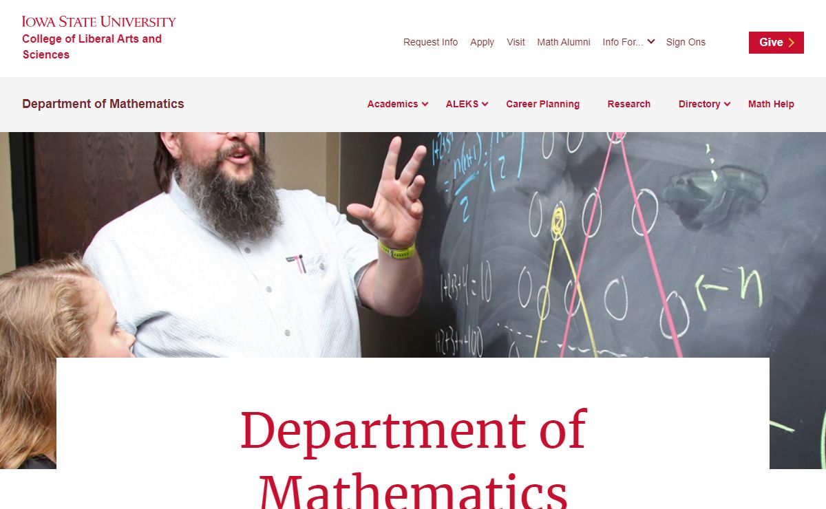 Department of Mathematics