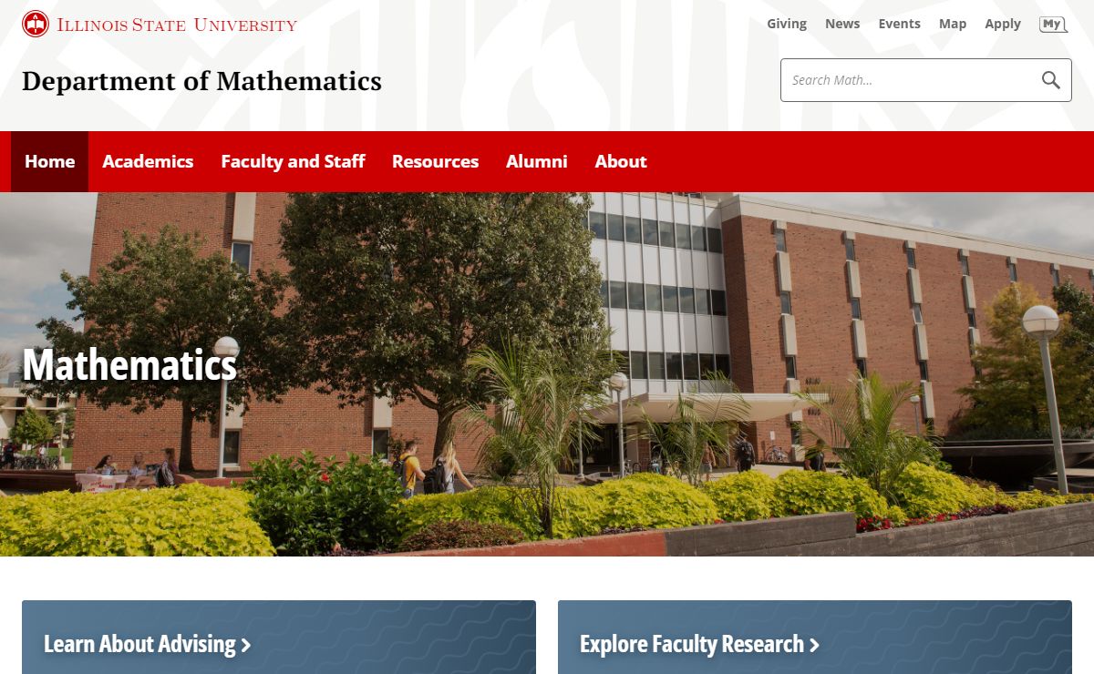 Department of Mathematics | Illinois State