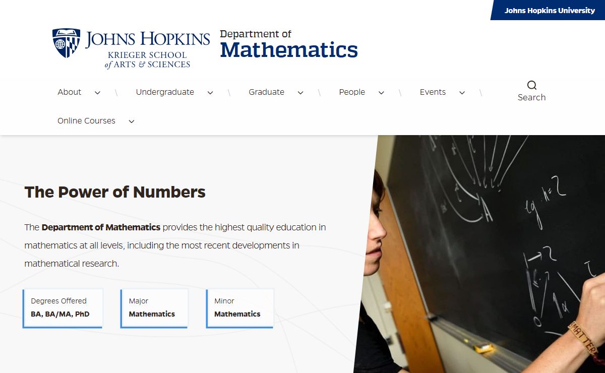 Mathematics | Johns Hopkins University