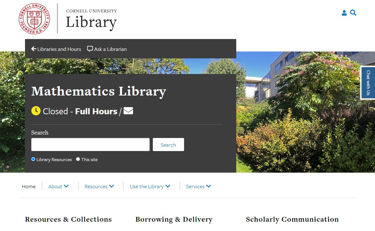Mathematics Library