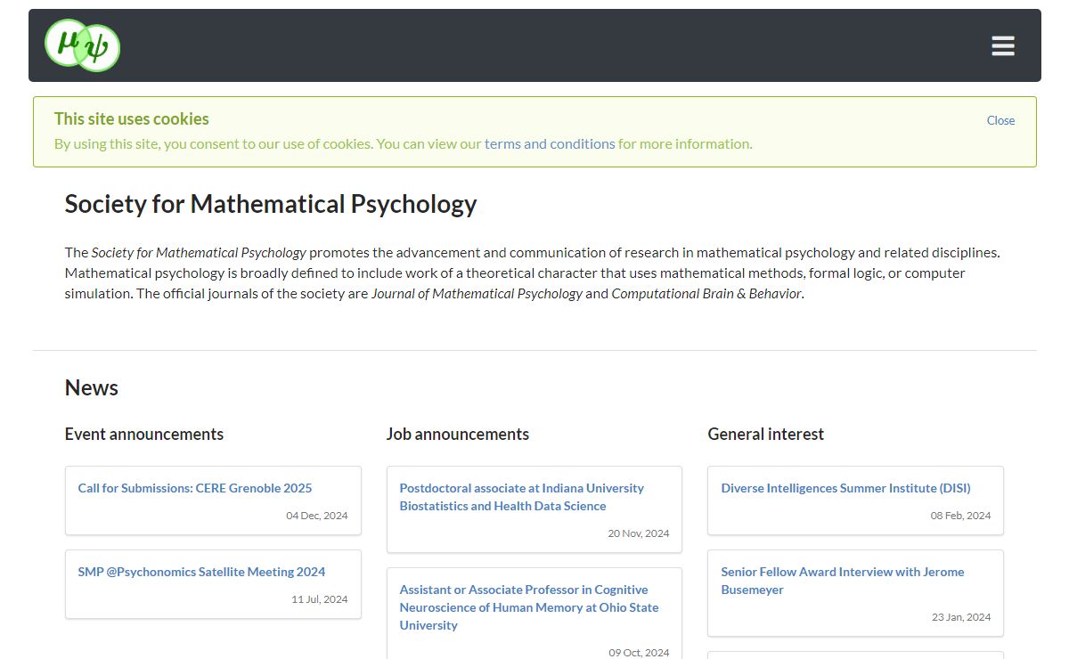 Society for Mathematical Psychology | Home