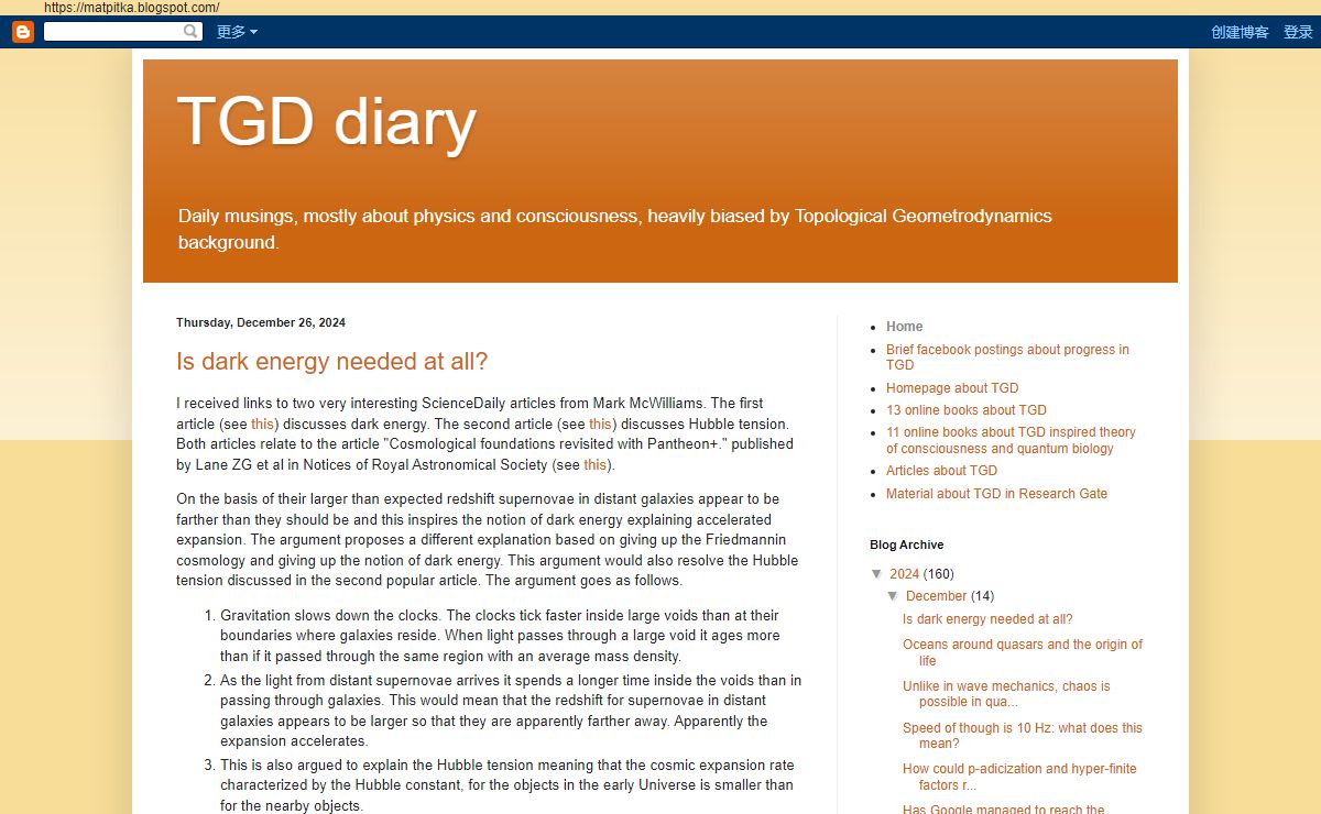 TGD diary