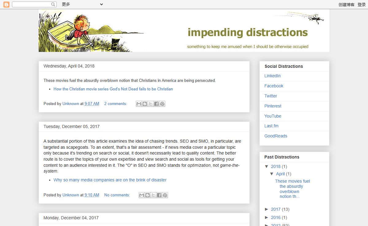 Impending Distractions