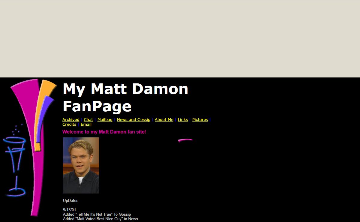 My Matt Damon FanPage