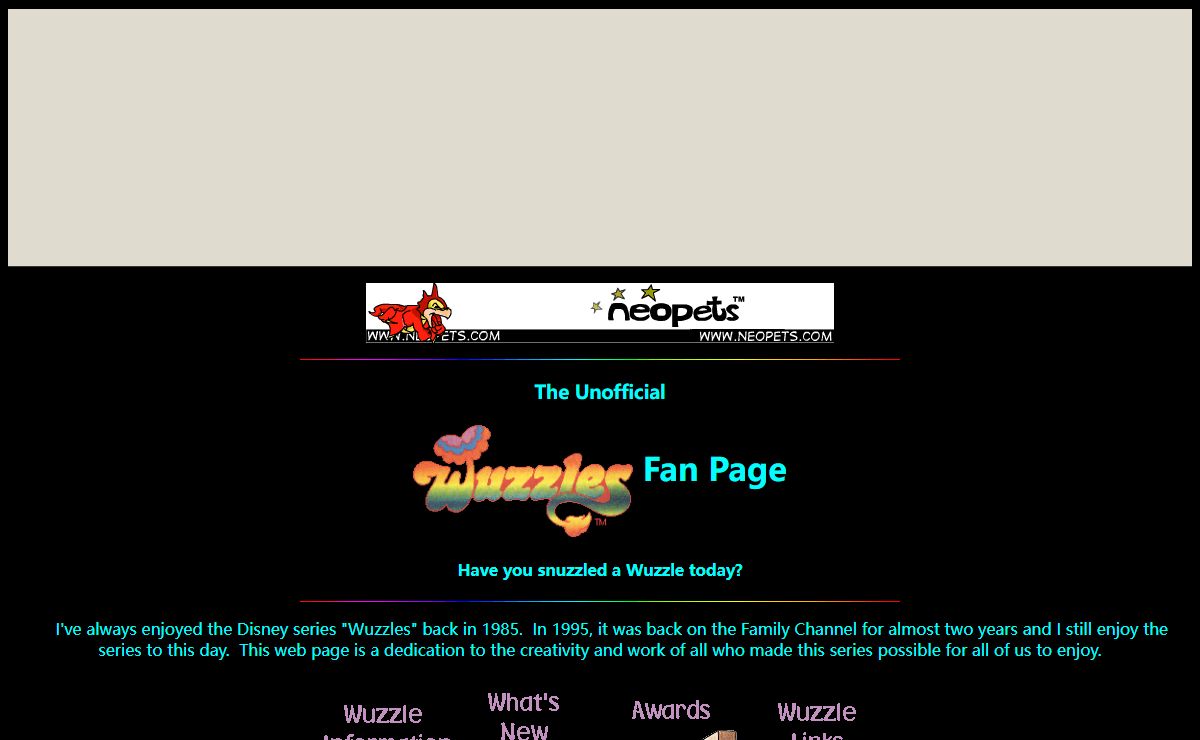 The New Unofficial Wuzzles' Fan Page