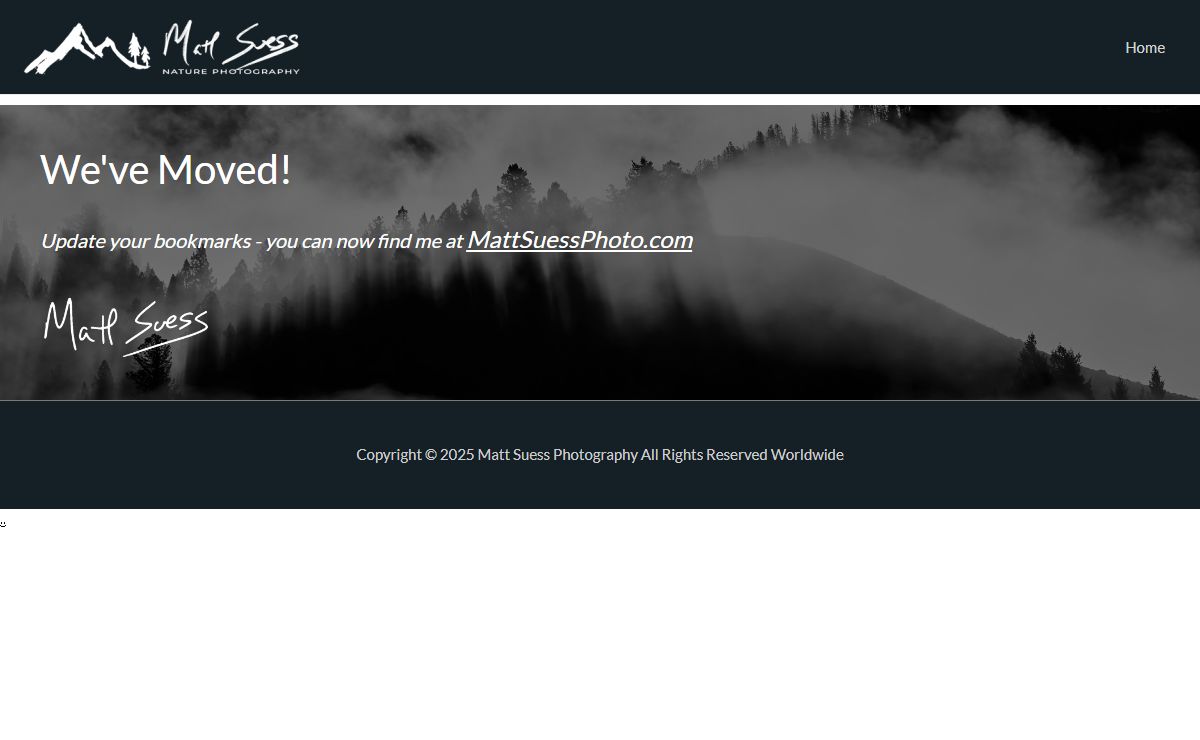 Main Home Page - Matt Suess Photography