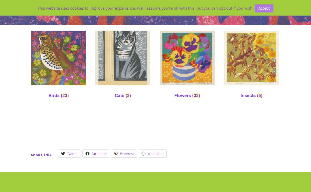 Matt Underwood woodblock prints and paintings