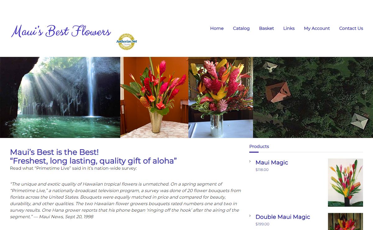 Home - Maui's Best Flowers - Hana, Maui - Order beautiful bouquets!
