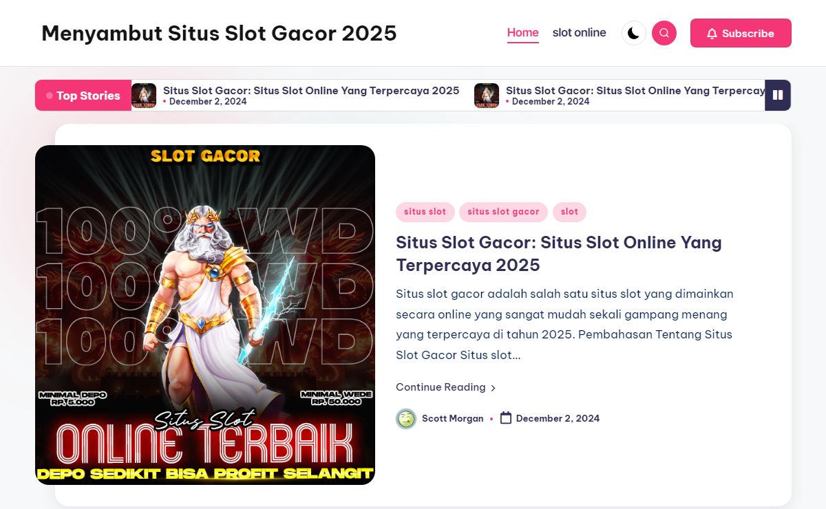 Menyambut Situs Slot Gacor 2025 - mauibsa.org