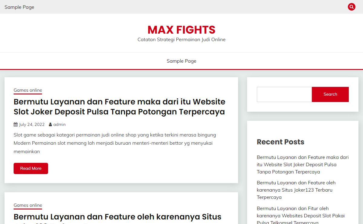 Max Fights – Catatan Strategi Permainan Judi Online
