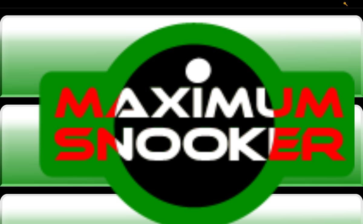 Maximum Snooker - Snooker news, snooker videos, snooker pictures, snooker links