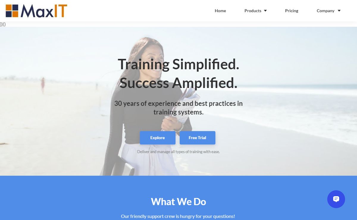LMS, Training Tracking and Video Training Library solutions by MaxIT