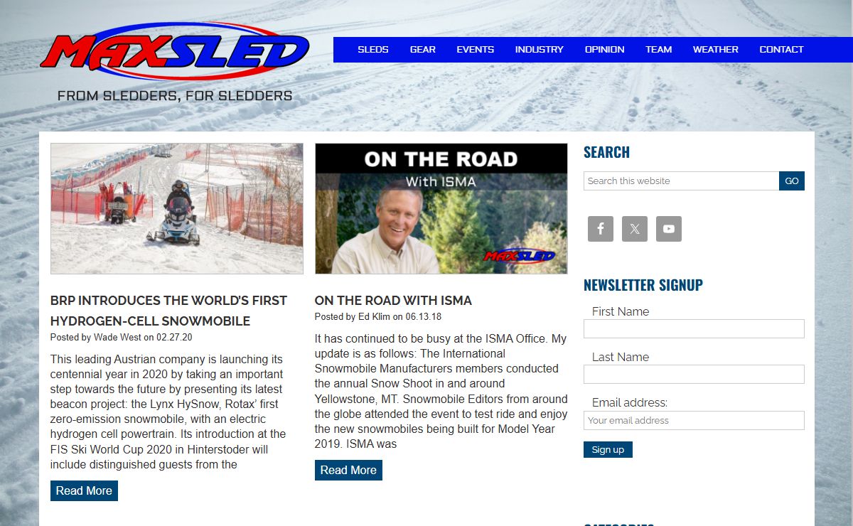 MaxSled.com Snowmobile Magazine - From Sledders For Sledders