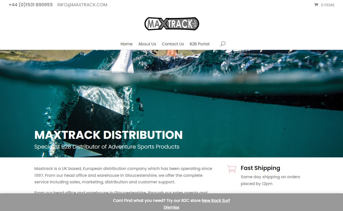 Maxtrack Distribution | UK Based Action Sports Distributor